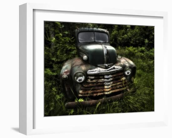 Rusty Auto I-PHBurchett-Framed Photographic Print