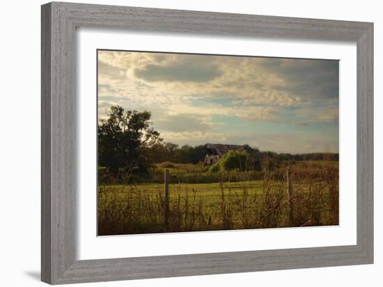 Rusty Barn at Sunset-Jai Johnson-Framed Giclee Print