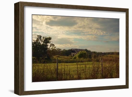 Rusty Barn at Sunset-Jai Johnson-Framed Giclee Print