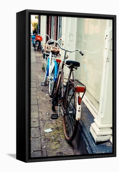 Rusty Bike-Erin Berzel-Framed Premier Image Canvas