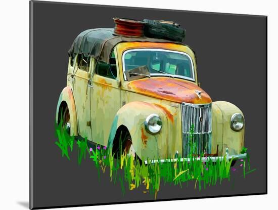 Rusty Car III-Emily Kalina-Mounted Art Print