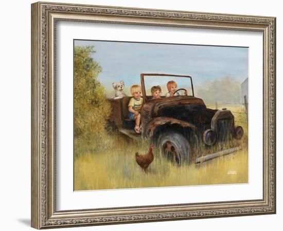 Rusty Car-Dianne Dengel-Framed Giclee Print