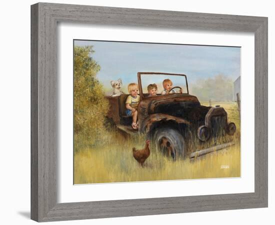 Rusty Car-Dianne Dengel-Framed Giclee Print