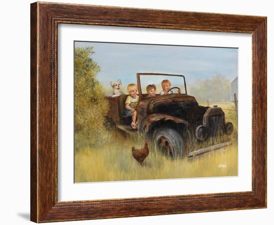 Rusty Car-Dianne Dengel-Framed Giclee Print