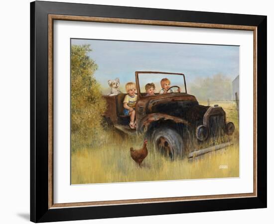 Rusty Car-Dianne Dengel-Framed Giclee Print