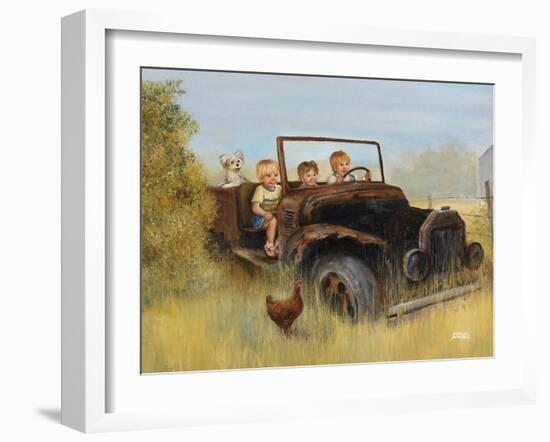 Rusty Car-Dianne Dengel-Framed Giclee Print