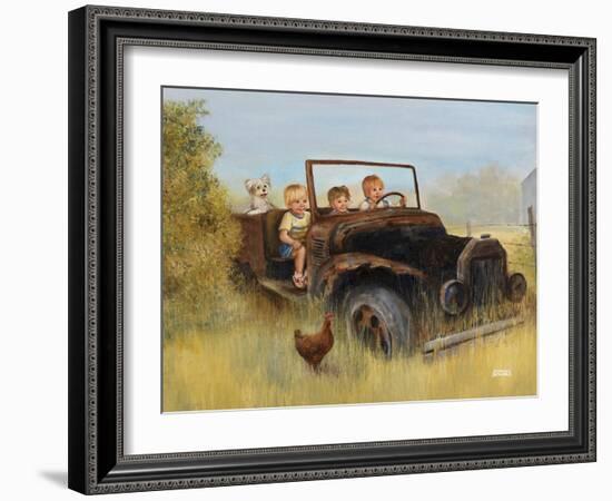 Rusty Car-Dianne Dengel-Framed Giclee Print