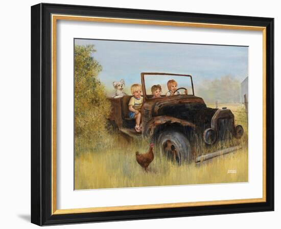 Rusty Car-Dianne Dengel-Framed Giclee Print