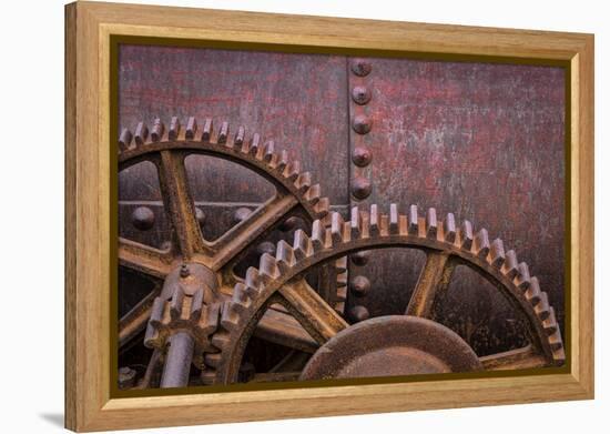 Rusty Gears II-Kathy Mahan-Framed Premier Image Canvas