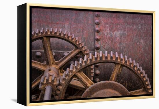 Rusty Gears II-Kathy Mahan-Framed Premier Image Canvas