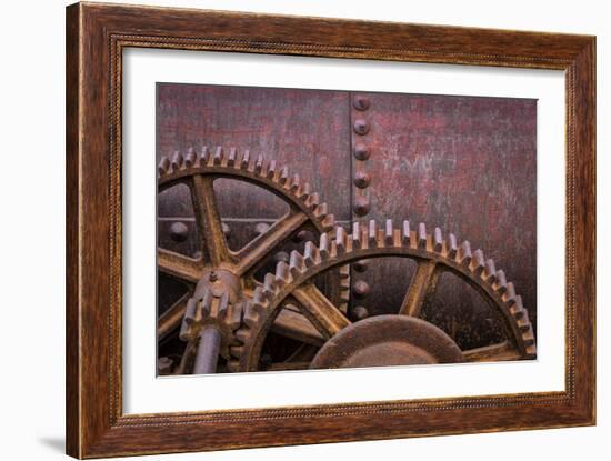 Rusty Gears II-Kathy Mahan-Framed Photographic Print