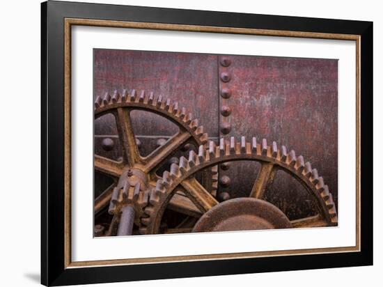 Rusty Gears II-Kathy Mahan-Framed Photographic Print