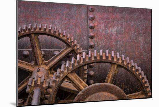 Rusty Gears II-Kathy Mahan-Mounted Photographic Print