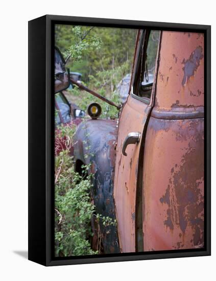 Rusty Old Car-null-Framed Premier Image Canvas