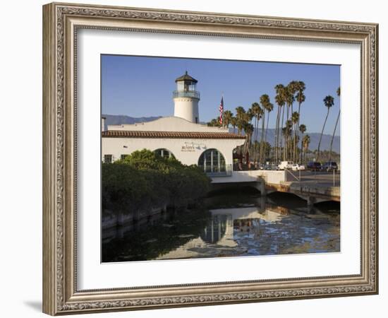 Rusty's Pizza Parlor, Cabrillo Boulevard, Santa Barbara Harbor, California-Richard Cummins-Framed Photographic Print