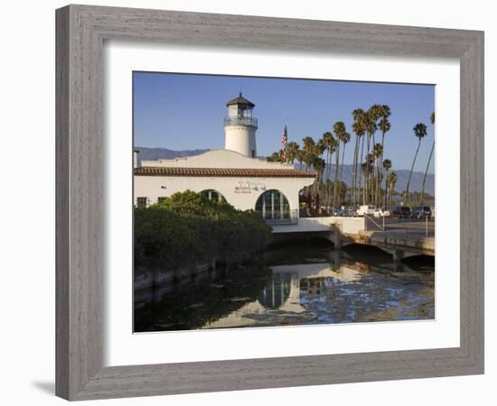 Rusty's Pizza Parlor, Cabrillo Boulevard, Santa Barbara Harbor, California-Richard Cummins-Framed Photographic Print