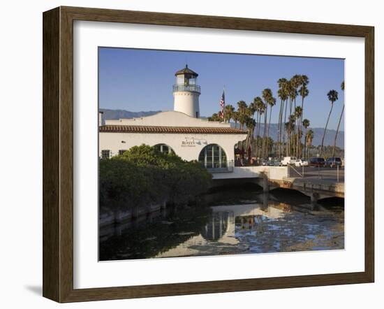 Rusty's Pizza Parlor, Cabrillo Boulevard, Santa Barbara Harbor, California-Richard Cummins-Framed Photographic Print