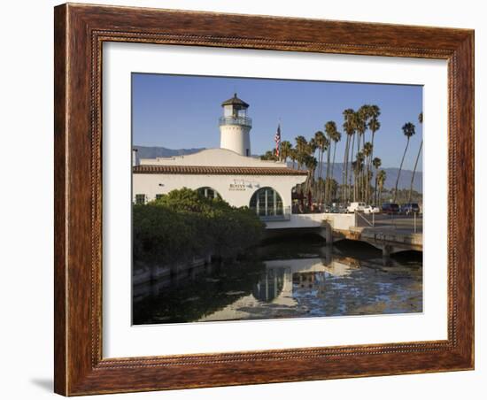 Rusty's Pizza Parlor, Cabrillo Boulevard, Santa Barbara Harbor, California-Richard Cummins-Framed Photographic Print