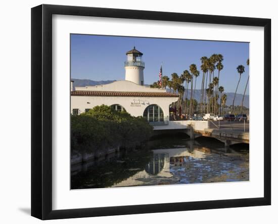 Rusty's Pizza Parlor, Cabrillo Boulevard, Santa Barbara Harbor, California-Richard Cummins-Framed Photographic Print