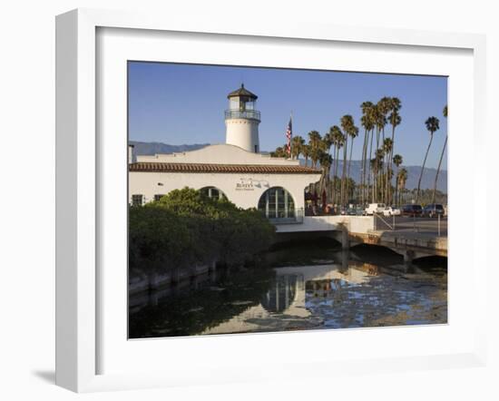 Rusty's Pizza Parlor, Cabrillo Boulevard, Santa Barbara Harbor, California-Richard Cummins-Framed Photographic Print