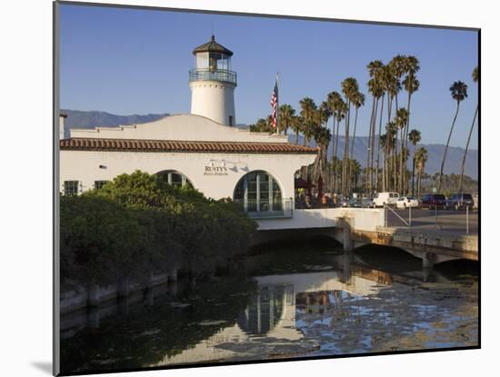 Rusty's Pizza Parlor, Cabrillo Boulevard, Santa Barbara Harbor, California-Richard Cummins-Mounted Photographic Print