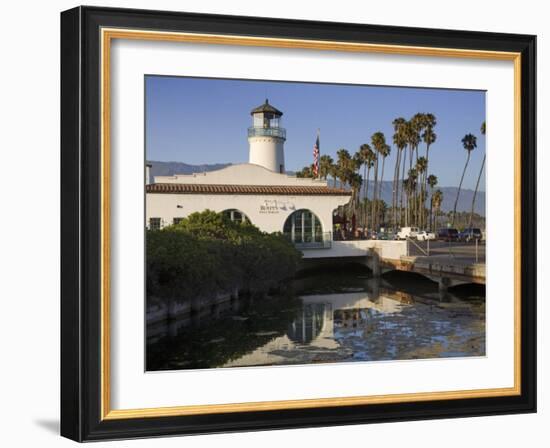 Rusty's Pizza Parlor, Cabrillo Boulevard, Santa Barbara Harbor, California-Richard Cummins-Framed Photographic Print