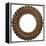 Rusty Small Spiral Gear-Retroplanet-Framed Premier Image Canvas