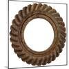 Rusty Small Spiral Gear-Retroplanet-Mounted Giclee Print