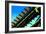 Rusty Subway Bridge Against Blue Sky from a Low Angle, Bronx, Ne-Sabine Jacobs-Framed Photographic Print