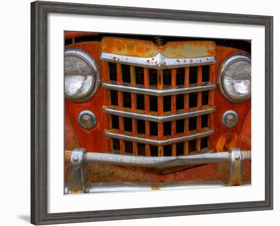 Rusty Trucks at Old Car City, Georgia, USA-Joanne Wells-Framed Photographic Print