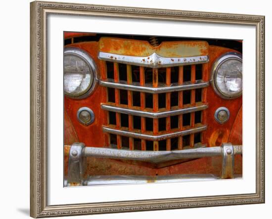 Rusty Trucks at Old Car City, Georgia, USA-Joanne Wells-Framed Photographic Print