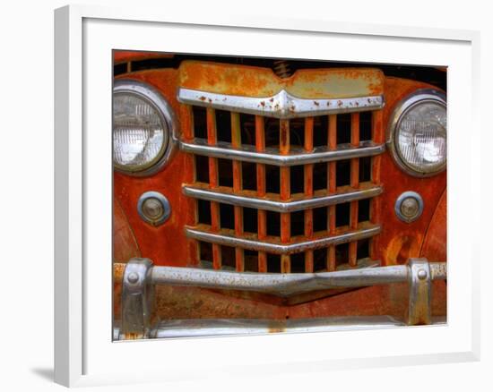 Rusty Trucks at Old Car City, Georgia, USA-Joanne Wells-Framed Photographic Print