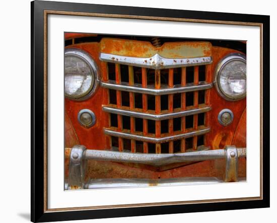 Rusty Trucks at Old Car City, Georgia, USA-Joanne Wells-Framed Photographic Print