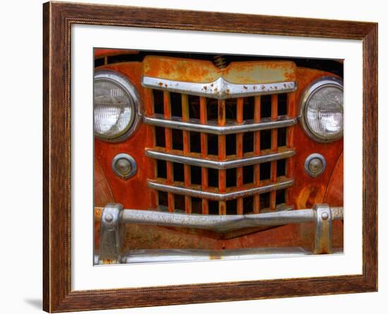 Rusty Trucks at Old Car City, Georgia, USA-Joanne Wells-Framed Photographic Print