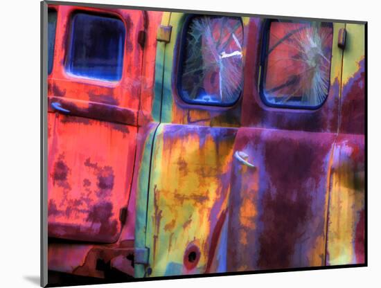 Rusty Trucks at Old Car City, Georgia, USA-Joanne Wells-Mounted Photographic Print