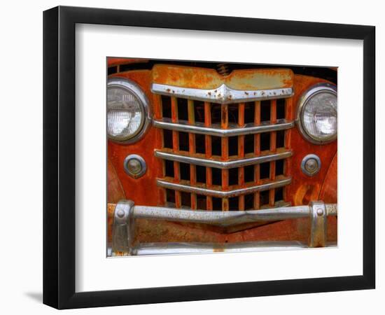 Rusty Trucks at Old Car City, Georgia, USA-Joanne Wells-Framed Photographic Print