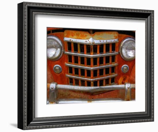 Rusty Trucks at Old Car City, Georgia, USA-Joanne Wells-Framed Photographic Print