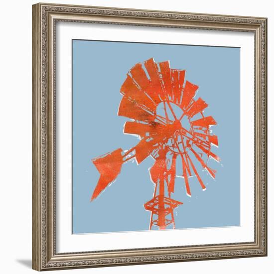 Rusty Windmill I-Jacob Green-Framed Art Print