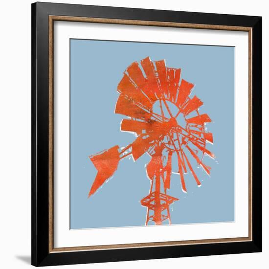 Rusty Windmill I-Jacob Green-Framed Art Print