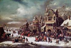 Winter Landscape-Rutger Verburgh-Mounted Giclee Print