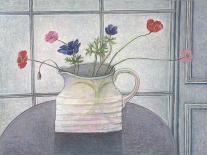 Anemones and Poppies in White Jug-Ruth Addinall-Giclee Print