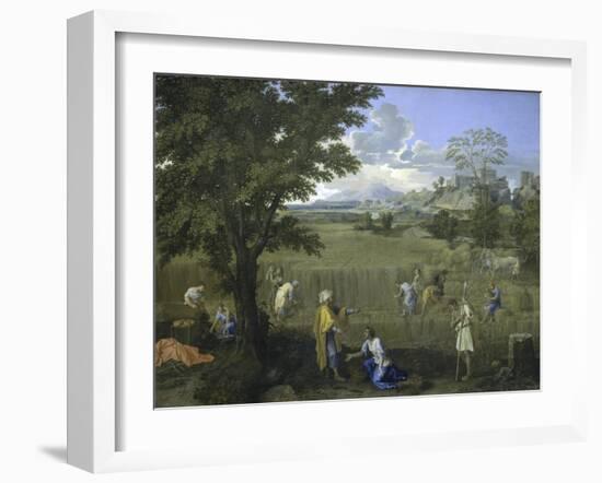 Ruth and Boaz, c.1660-Nicolas Poussin-Framed Giclee Print