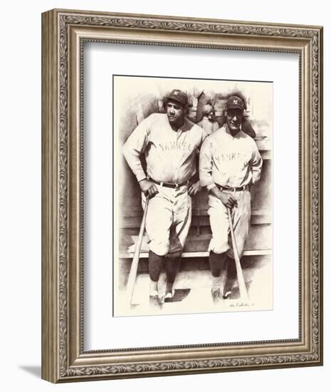 Ruth and Gehrig-Allen Friedlander-Framed Premium Giclee Print