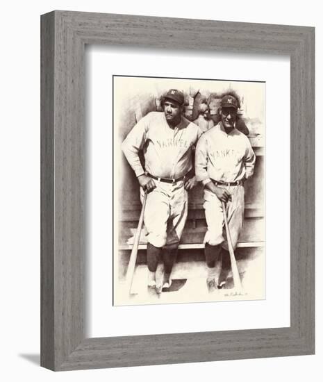 Ruth and Gehrig-Allen Friedlander-Framed Premium Giclee Print