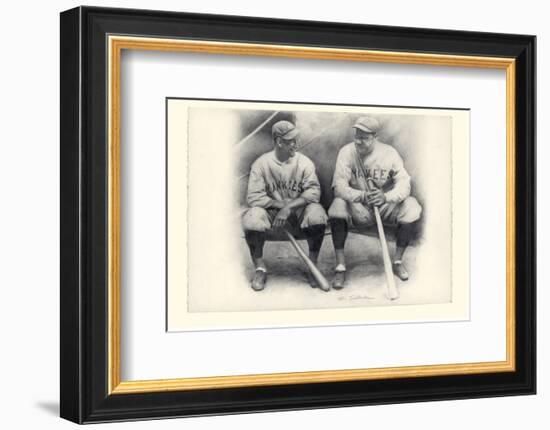 Ruth and Gehrig-Allen Friedlander-Framed Premium Giclee Print