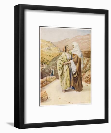 Ruth and Naomi-null-Framed Art Print