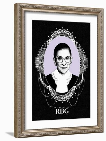 Ruth Bader Ginsburg - The Notorious RBG-null-Framed Art Print