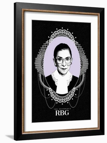 Ruth Bader Ginsburg - The Notorious RBG-null-Framed Art Print