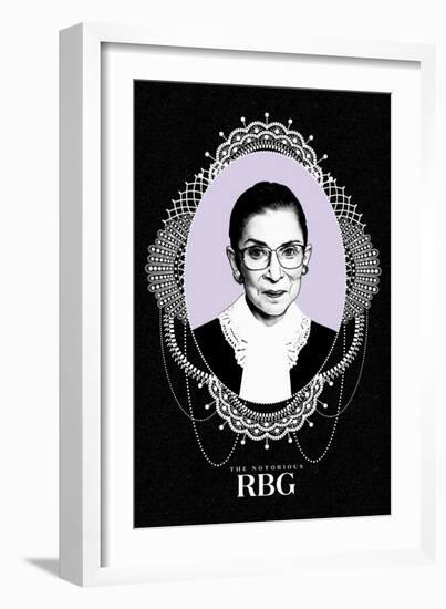 Ruth Bader Ginsburg - The Notorious RBG-null-Framed Art Print