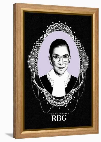 Ruth Bader Ginsburg - The Notorious RBG-null-Framed Stretched Canvas